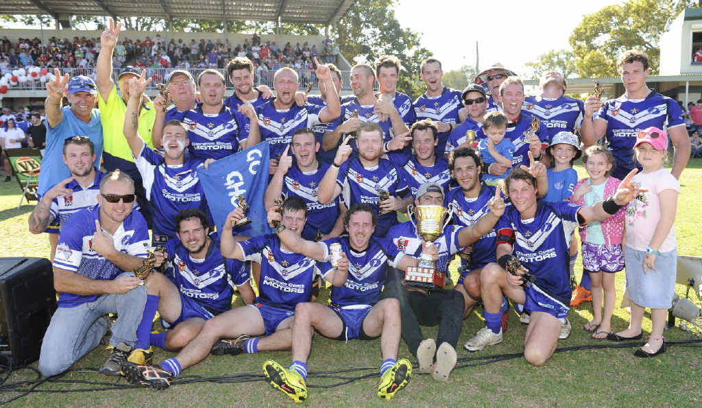 TITLE DEFENCE: Grafton Ghosts secured the 2015 Group 2 Rugby League Reserve Grade premiership with a 28 to 20 defeat of Sawtell Panthers at McKittrick Park. PHOTOS: DEBRAH NOVAK TITLE DEFENCE: Grafton Ghosts secured the 2015 Group 2 Rugby League Reserve Grade premiership with a 28 to 20 defeat of Sawtell Panthers at McKittrick Park. PHOTOS: DEBRAH NOVAK